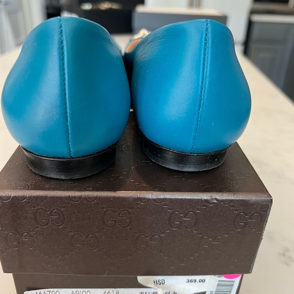 Gucci Flats in Deep Cobalt. Size 38.5 - Picture 4 of 6